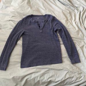 Men’s medium slim Henley thermal